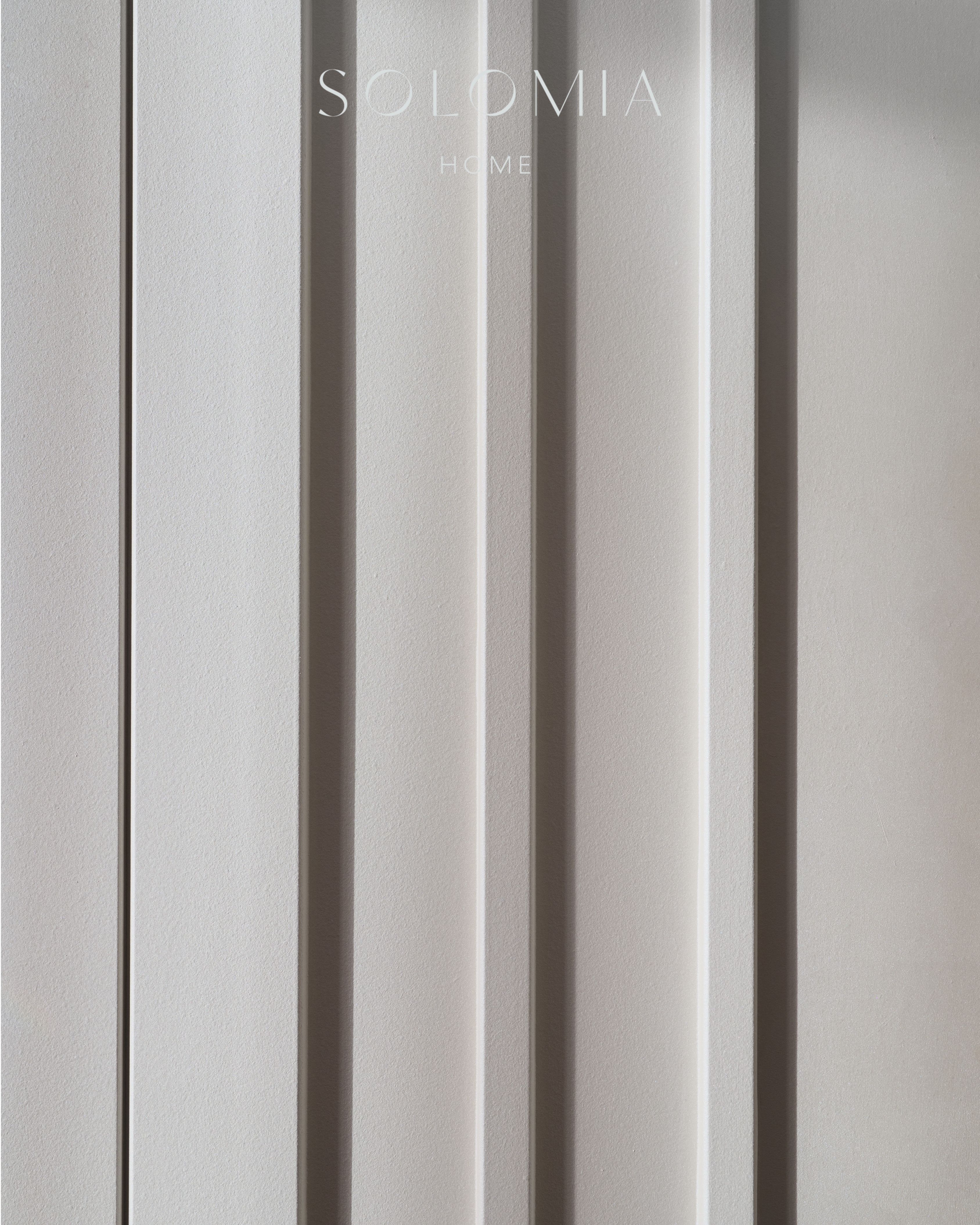 Fluted wall panel, Apartment in Botanical Residence — luxury interior design Astana