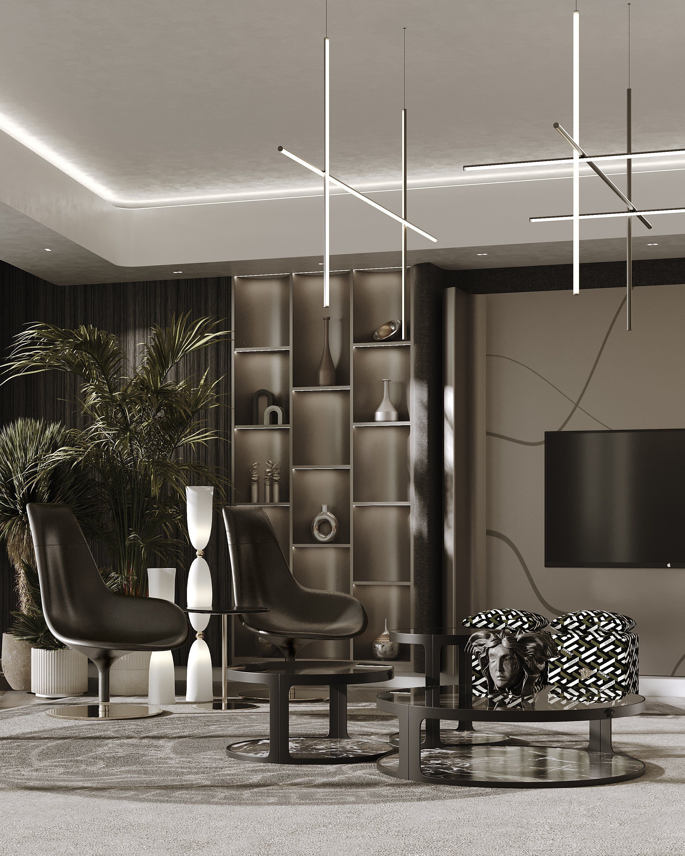 Opus Tower by Zaha Hadid — interior design project by Solomia Design