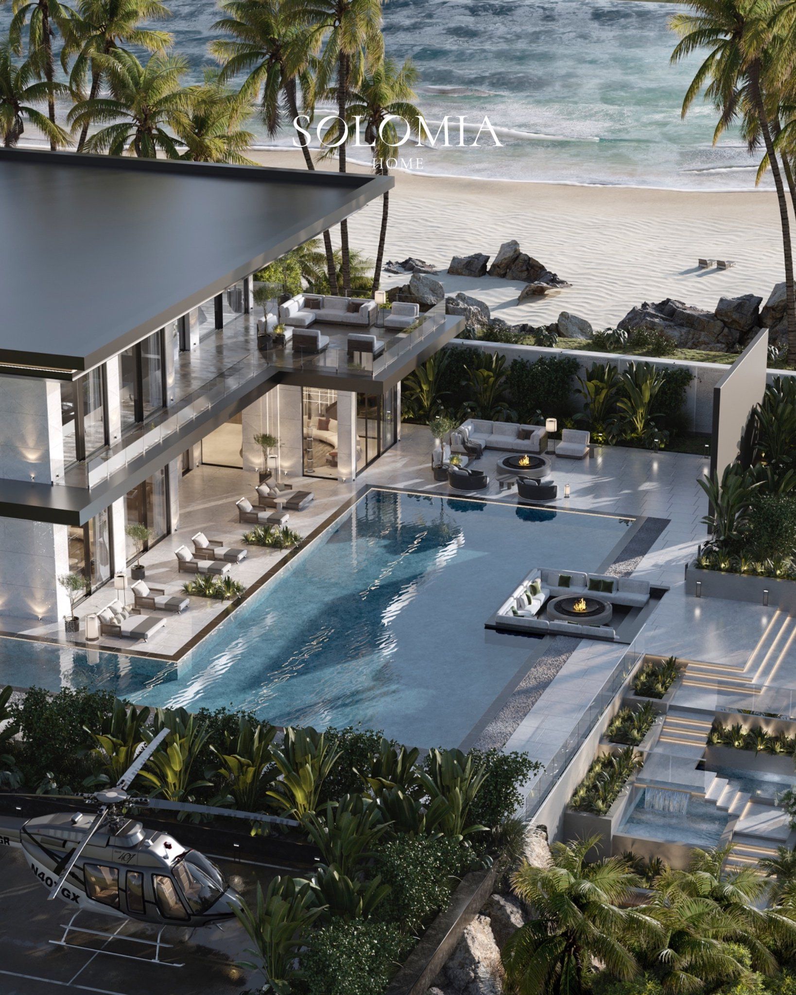 Villa La Mer Dubai — interior design project by Solomia Design