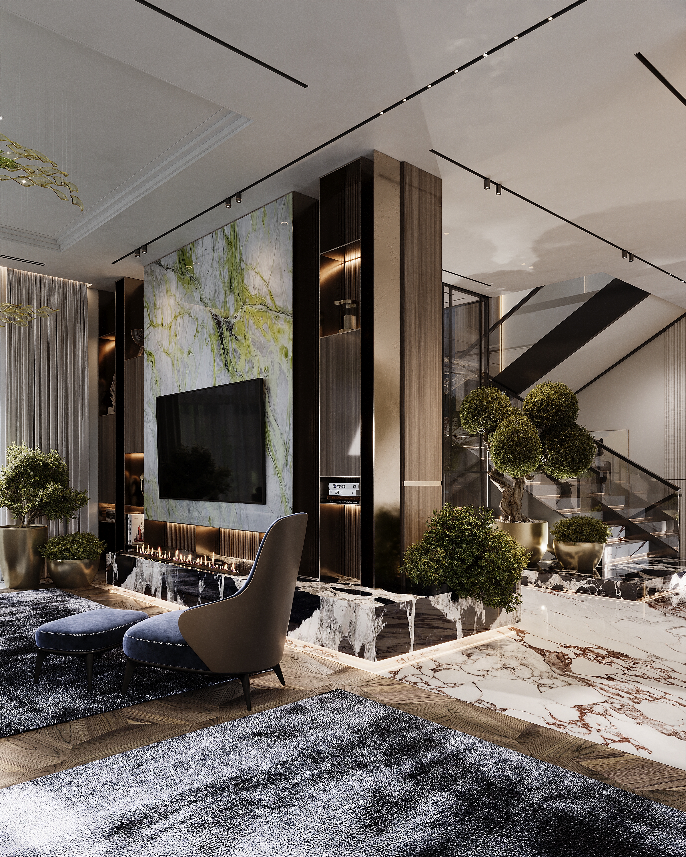 Villa Almaty. Kazakhstan — interior design project by Solomia Design