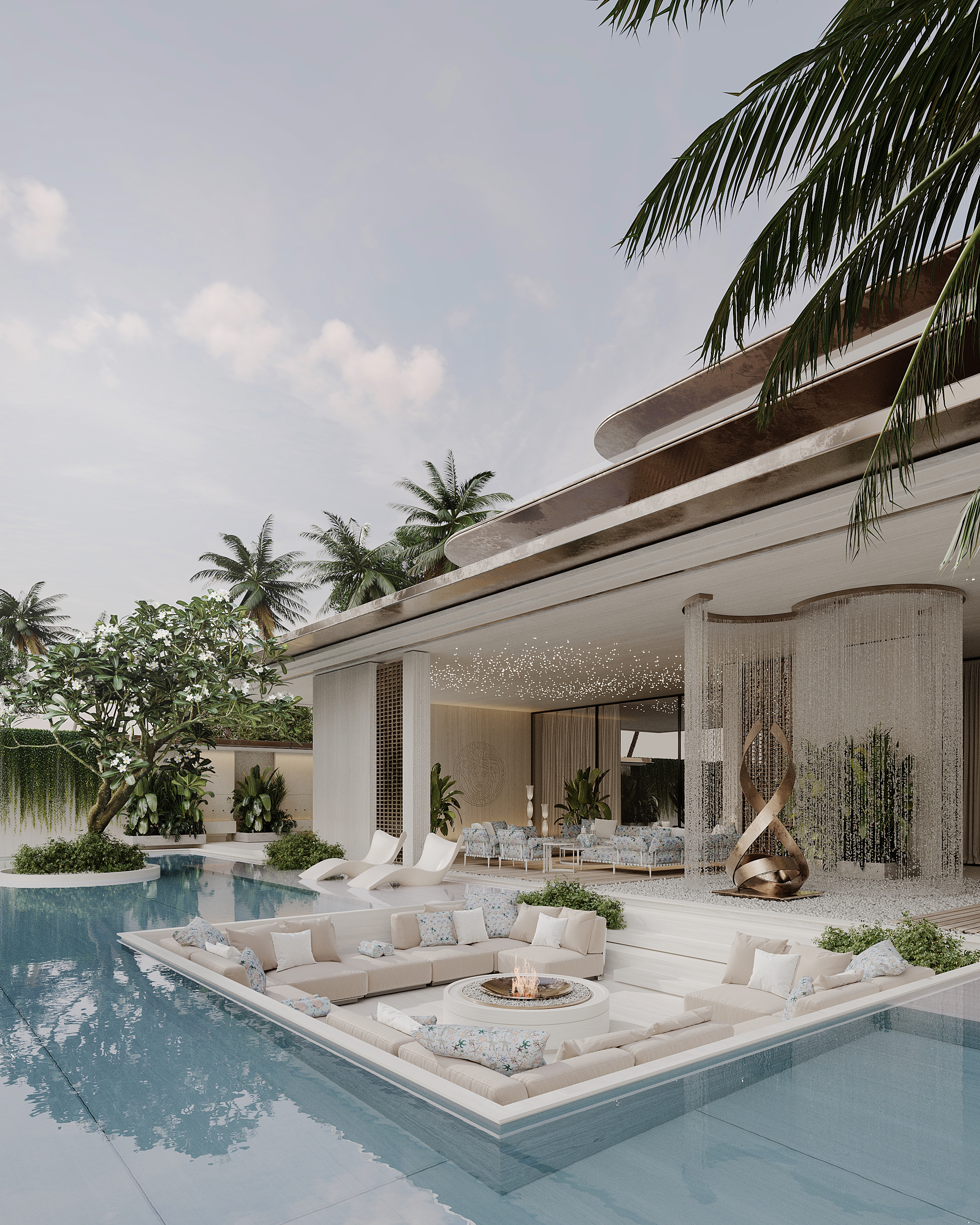 La Mer Villa, Dubai — interior design project by Solomia Design