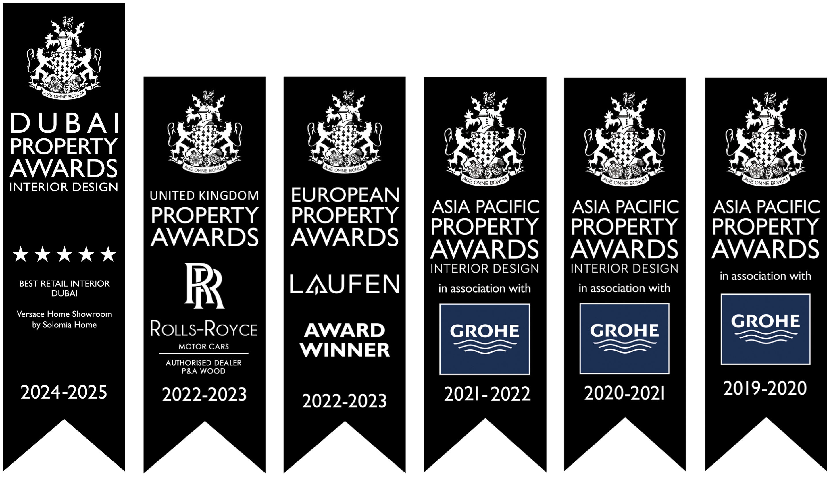 Solomia Design at the International Property Awards — award-winning interior design studio in Dubai